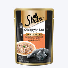 Load image into Gallery viewer, Sheba tuna and Chicken kitten wet food gravy