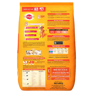 Pedigree meat and veg dog dry food