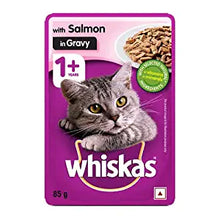 Load image into Gallery viewer, Whiskas salmon in gravy Adult wet food gravy