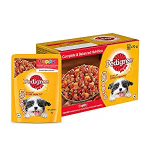 Pedigree chicken and liver chunks in gravy adult dog wet food