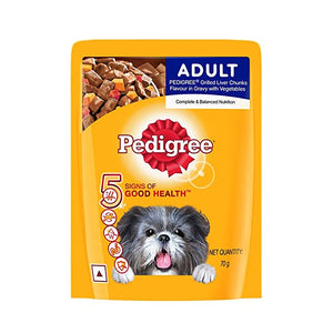 Pedigree chicken grilled liver in loaf with veg adult dog wet food