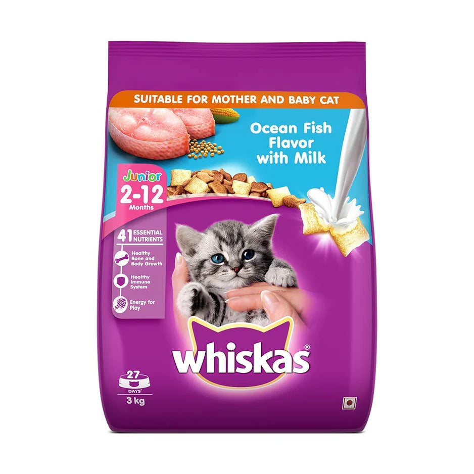 Whiskas Ocean Fish Junior Dry Cat Food