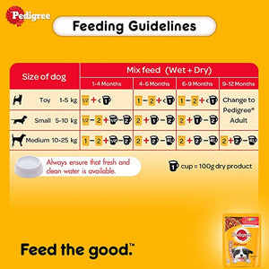 Pedigree chicken and liver chunks in gravy adult dog wet food