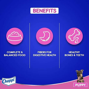 Chappi chicken and milk puppy dry dog food