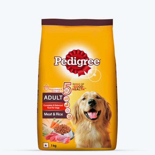 Pedigree chicken and veg adult dry food