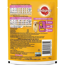 Load image into Gallery viewer, Pedigree chicken and chunks in gravy puppy dog wet food