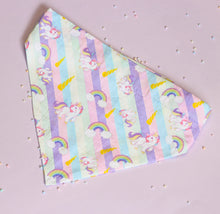 Load image into Gallery viewer, Rainbow To my Unicorn Bandana