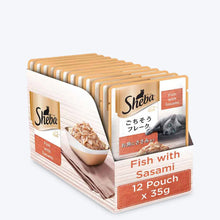 Load image into Gallery viewer, Sheba flake fish with sasami Adult wet food gravy