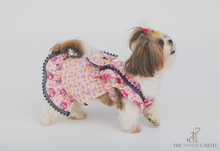 Load image into Gallery viewer, Caravan Plaid Frilled Dog Dress With A Bow