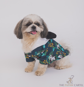 Panda Hoodie With Ears Dog Shirt