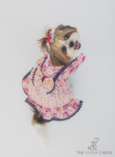 Load image into Gallery viewer, Caravan Plaid Frilled Dog Dress With A Bow