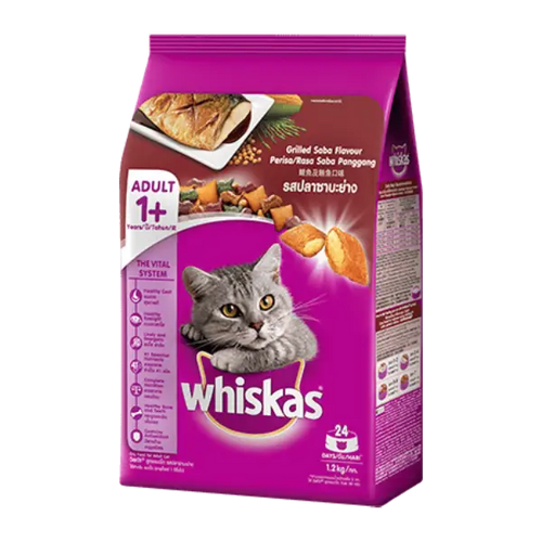 Whiskas Grilled Saba Adult Dry Cat Food