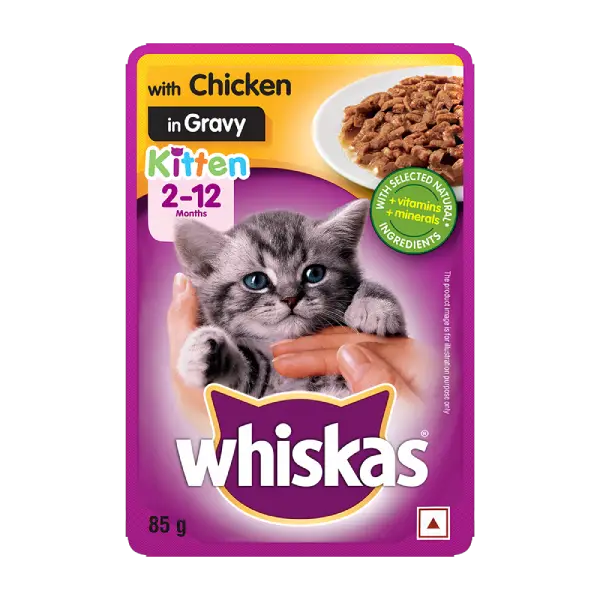 Whiskas Chicken in gravy Kitten wet food gravy