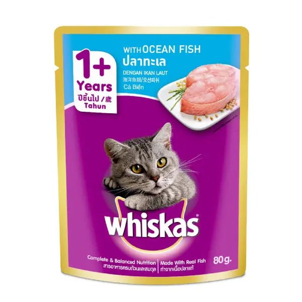 Whiskas ocean fish Adult wet food gravy