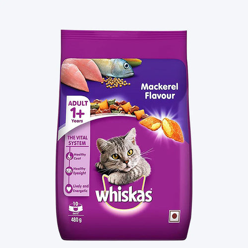 Whiskas Adult Mackerel Dry Cat Food