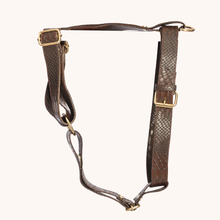 Load image into Gallery viewer, TPC Cocoa Croc Textured Harness