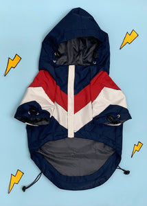 Captain America Dog Raincoat