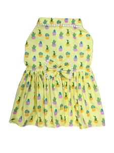 Happy Cactus Dog Dress