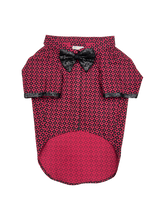 Load image into Gallery viewer, Casino Dog Shirt With Shimmering Bow