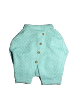 Load image into Gallery viewer, Mint Green Koti With Mirror Button &amp; Kurta