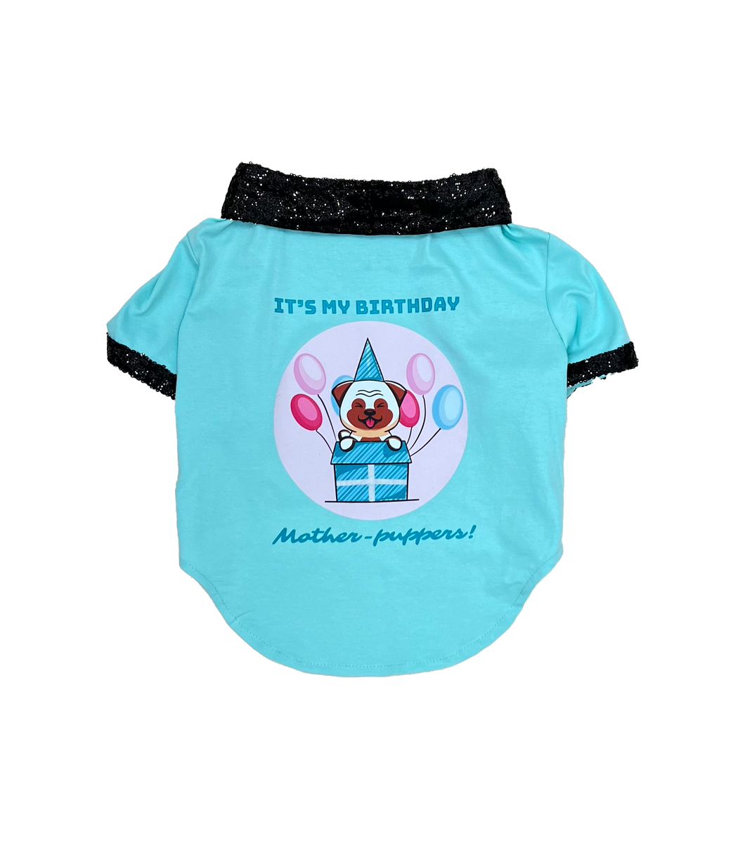 Shimmery Birthday Dog Tshirt