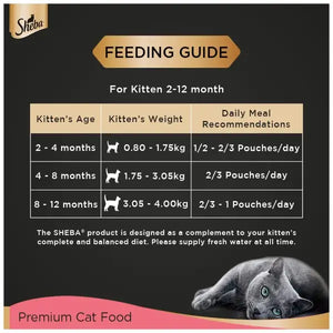 Sheba Chicken kitten  wet food gravy